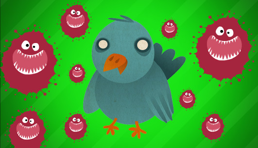 Posso pegar vírus no Twitter? Posso pegar vírus no Twitter?